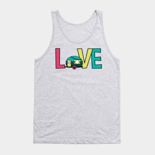 LOVE Camping Camper Static Caravans Tank Top